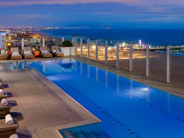 1221 Ocean Avenue Apartments rooftop pool